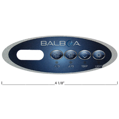 Balboa Series VL240 4 Button Topside Overlay 80-11764-K
