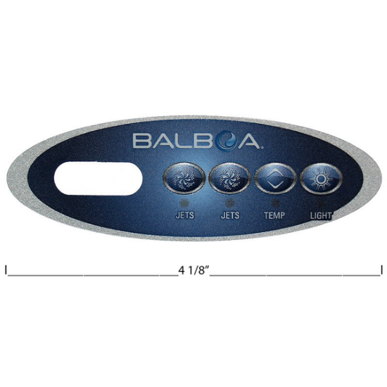 Balboa Series VL240 4 Button Topside Overlay 80-11764-K