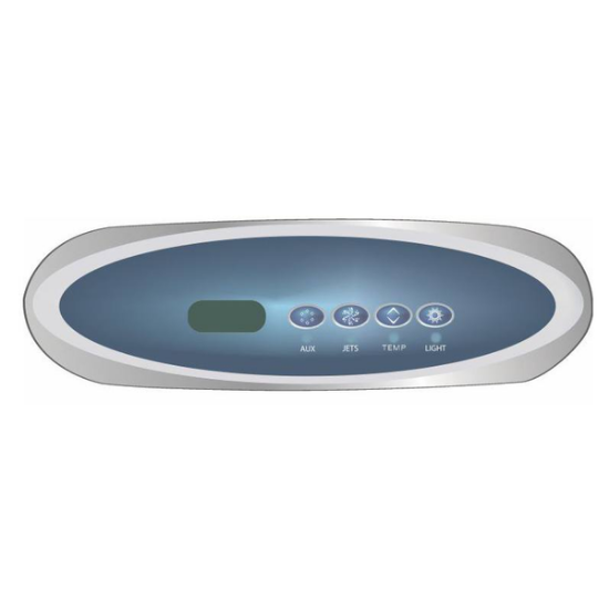 Balboa Series VL260 4 Button Topside Control 34-55559-K