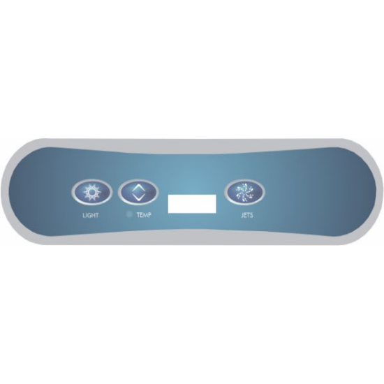 Balboa Series VL400 3 Button Topside Overlay 80-12238-K