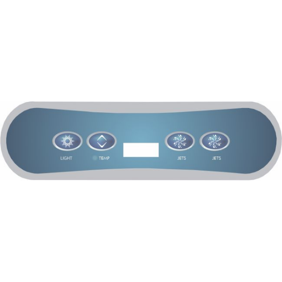 Balboa Series VL400 4 Button Topside Overlay 80-12237-K