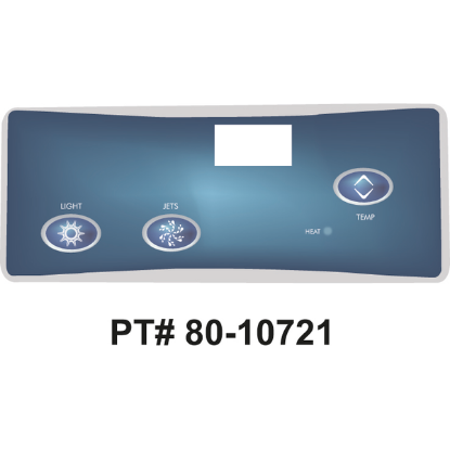Balboa Series VL402 3 Button Topside Overlay 80-10721-K