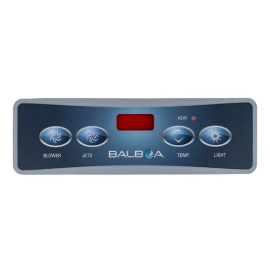 Balboa Series VL403 4 Button Topside Overlay 80-10671-K