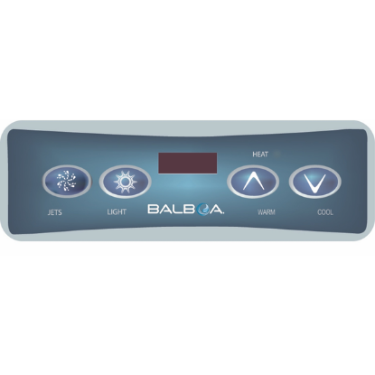Balboa Series VL403 4 Button Topside Overlay 80-11448-K