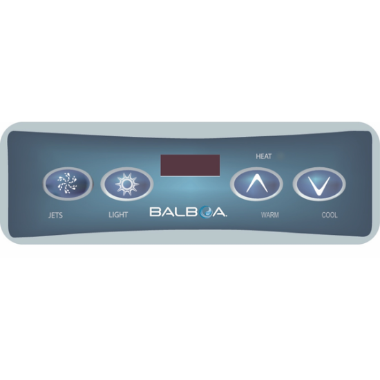 Balboa Series VL403 4 Button Topside Overlay 80-11448-K