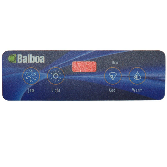 Balboa Series VL403 4 Button Topside Overlay 80-11884-K