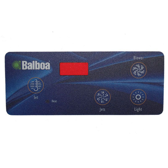 Balboa Series VL404 4 Button Topside Overlay 80-10307-K