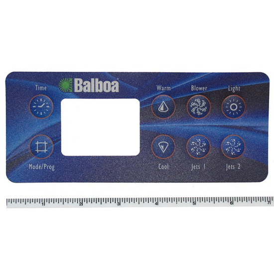Balboa Series VL801D 8 Button Topside Overlay 80-10763-K