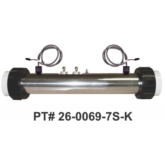Balboa Series Water Pro Flo-Thru Heater Assembly 26-0069-7S-KS