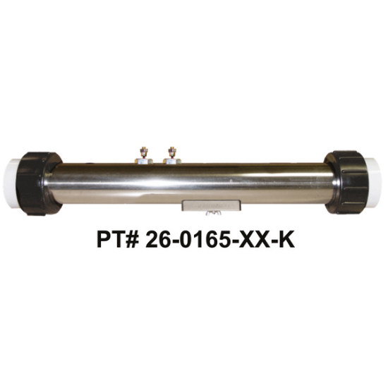 Cal Spa Replacement 2.5kW Flo-Thru Heater Assembly 26-0165-3S-K