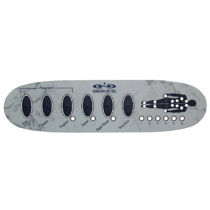 Dimension One Sequencer 6-Button Overlay 01560-355
