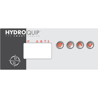 Gecko ECO-7 4-Button Keypad Overlay 80-0205-K