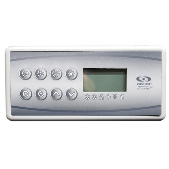 Gecko in.K8 Series 8 Button Topside Control 34-0250-K