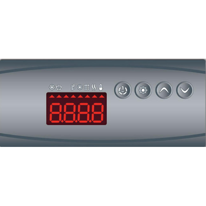 Gecko Series in.k19 4-Button Keypad Overlay 80-0236-K