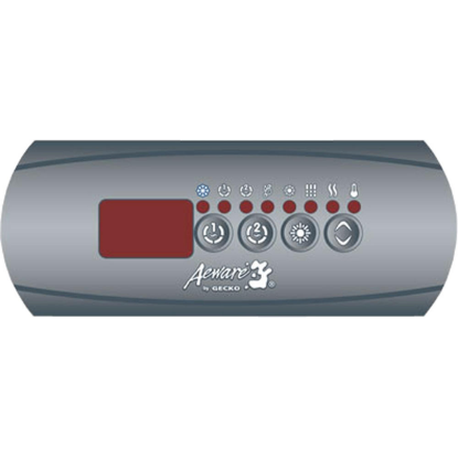 Gecko Series in.K200 4 Button Keypad Overlay 80-0241A-K