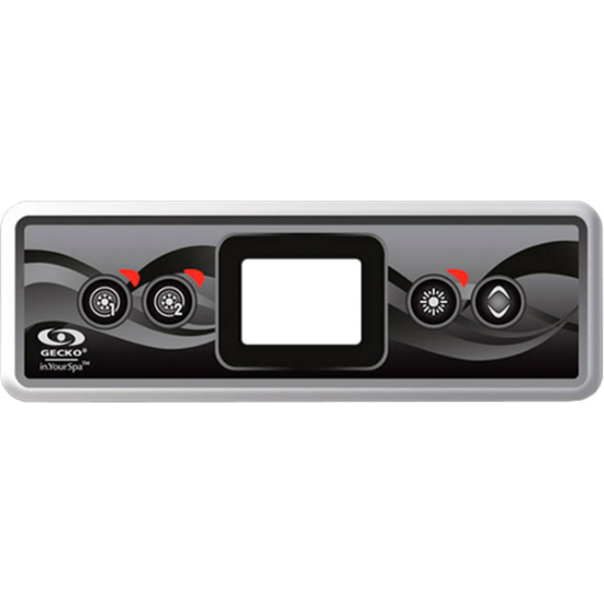Gecko Series in.K300 4 Button Keypad Overlay 80-0242A-K