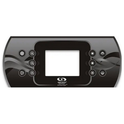 Gecko Series in.k45 7-Button Keypad Overlay 80-0238-K