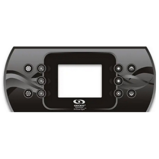 Gecko Series in.k45 7-Button Keypad Overlay 80-0238-K