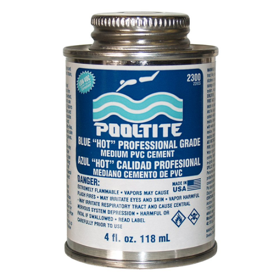 Pooltite 4oz Hot PVC Cement 2366S