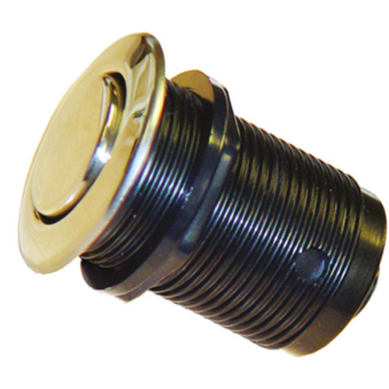 Len Gordon #15 Chrome 1-3/8&quot; Air Button 36-0006