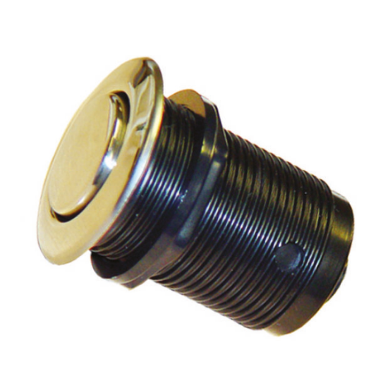 Len Gordon #15 Chrome 1-1/4&quot; Air Button 36-0006A