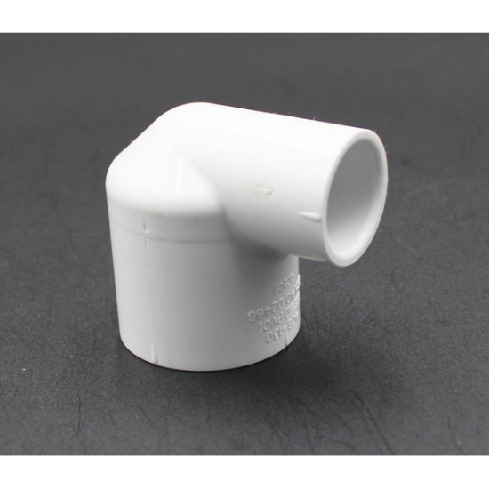 PVC 90-Degree 1" x 1/2" Slip Reducing Elbow Fitting 406-130