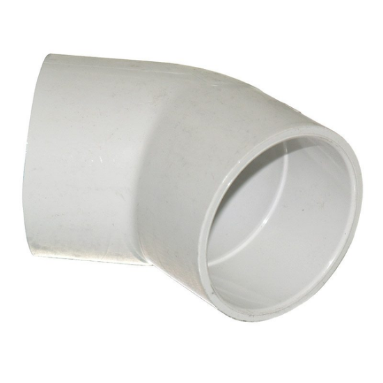 PVC 45-Degree 2" Slip Elbow Fitting 417-020