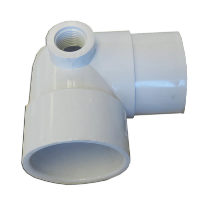 PVC 90-Degree 2" Street Elbow Fitting 42-0002-T