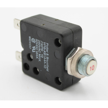 Generic Panel Mount 10 Amp Breaker W58XB1A4A-10