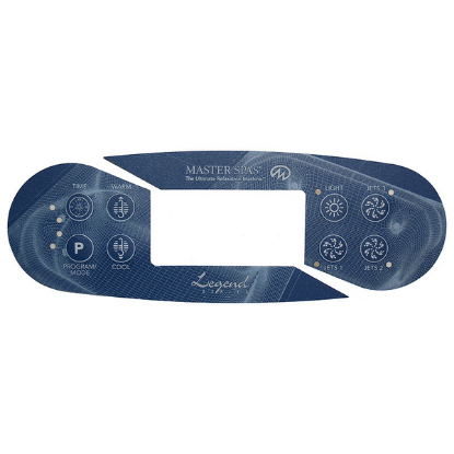 Master Spa ML700 8-Button Topside Overlay X509009