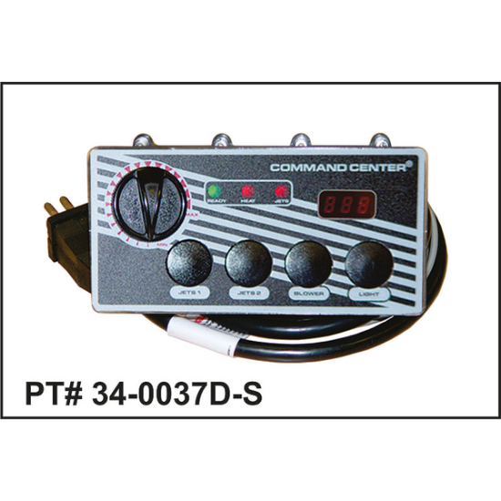Tecmark CC4D 120V 4 Button Topside Control Kit 34-0037D-K1