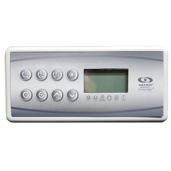 Gecko in.K8 Series 8 Button Topside Control 34-0250-K1