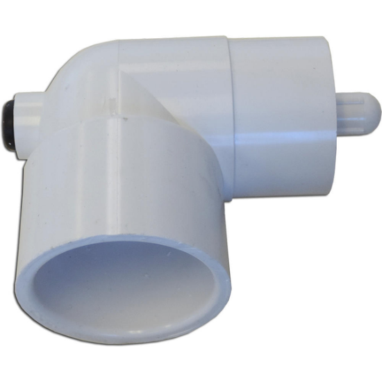 PVC 90-Degree 1.5" Street Elbow Fitting with T-Well 42-0024A-K
