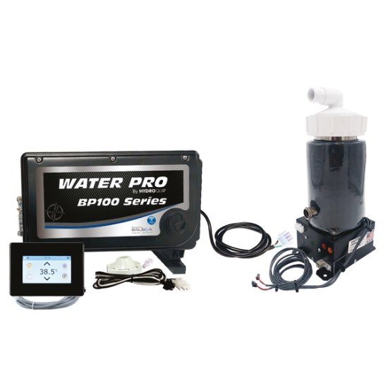 Water Pro BP100 Retro-Fit Spa Control 5.5kW Low Flow Heater SpaTouch2 Panel 50-BP1-SS-55-C