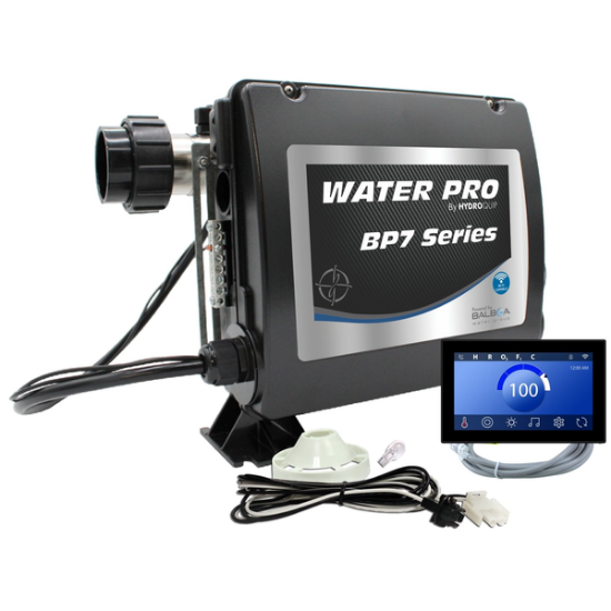 Water Pro BP7 Retro-Fit Spa Control 4.0kW Slide Heater SpaTouch3+ Panel 50-BP7-S3P-40-S
