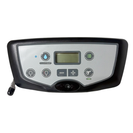Jacuzzi J-300 1-Pump LCD Topside Control 6600-490