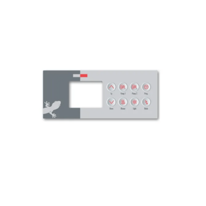 Gecko TSC-4 8-Button Topside Overlay 9916-100094