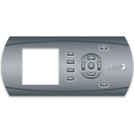 Gecko K-600 Graphic 4-Button Topside Overlay 9916-101381